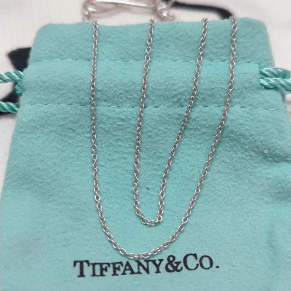 Tiffany & Co. Silver Infinity Pendant Necklace